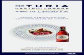 Turia Gastro- - Gastronosfera · apicius Eolo, 7 · 963 936 301 ... 3 mini postres a degustar. 1 cerveza Turia 33cl. 15 22,00 ... 1 cerveza Turia 33cl. la pureta