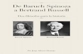 De Baruch Spinoza a Bertrand Russell - Revista …revistarenovacion.es/e-Libreria_files/SpinozaRussell.pdf · Baruch Spinoza Hay que pensar en la reforma del entendimiento con ...