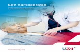 Brochure A5 - 32 pagina's - UZA · Beste patiënt, Welkom op de dienst cardiochirurgie van het UZA. Onze dienst staat in voor operaties aan het hart: vaak bypassoperaties en klepoperaties