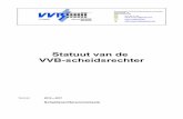 Statuut van de VVB-scheidsrechter · 1 Inleiding ... 17 8.14 Scheidsrechterskledij ... • scheidsrechters die in het buitenland wonen, mogen hun reis- en verblijfskosten slechts