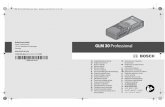 GLM 30 Professional - Tooled-Up.com GLM-30.pdf · Robert Bosch GmbH Power Tools Division 70745 Leinfelden-Echterdingen Germany 1 609 92A 0LG (2014.04) I / 354 XXX GLM 30 Professional