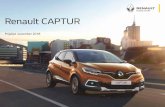 Prijslijst Renault Captur augustus 2018 · 1 In het BPM-bedrag zijn de eventuele correcties vanwege de CO 2-uitstoot verwerkt 2 De werking van de Bluetoothondersteuning kan verschillen,