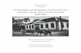 De houding van de kerken in Suriname ten opzichte van de ... kerken en slavernij.pdf · Benjamin Blom (1618695) De houding van de kerken in Suriname ten opzichte van de slaven en