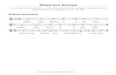 Missa pro Europa Nederlands A4 · 2017-09-16 · Missa pro Europa Nederlands A4.docx 1 Missa pro Europa componist: Jacques Berthier, 1997, bewerking: Pradip Smagge, september 2016