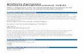Aanbestedingsdocument (UEA) Uniform Europees Deel I ... · Uniform Europees Aanbestedingsdocument (UEA) Deel I: Gegevens over de aanbestedingsprocedure en de aanbestedende dienst