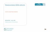 Handleiding UEA-service · Om de voordelen van het UEA maximaal te benutten, is het aangewezen het UEA steeds uit te wisselen in elektronische en gestructureerde vorm (XML). Het gebruik