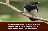 checklist das aves s estaduais do rio de janeiro · Mario Eduardo Silva Verbicário Vahia. checklist das aves das ucs estaduais do rio de janeiro. Direitos desta edição do Instituto