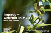 Impact Gebruik in MER - lne.be · Impact – Gebruik in MER Sarah De Munck - Dienst Mer Studiedag Lokale Luchtkwaliteitsmodellering 31 januari 2017 - Gent