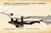 XPO LEONARDO DA VINCI - xpo-center-bruges.be · Leonardo da Vinci... een buitengewone man In het midden van de 15e eeuw duikt er een bijzondere man op in de wereld van de kunsten,