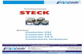 Contactores STECK - detodoelectrico.comdetodoelectrico.com/catalogos/steck/contatores_steck.pdf · código S2D20 S2D24 S3D22 S2D22 S3D20 S3D24 rango 0,1~3s 10~180s NA+NC 0,1~30s 0,1~30s