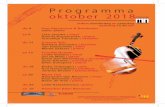 Programma oktober 2018 - kamermuziekshertogenbosch.nl · Triunfal quintet is een collectief van vijf jonge, ... van Astor Piazzolla. Jong als het ensemble is, stond het al regelmatig