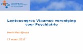 Lentecongres Vlaamse vereniging voor Psychiatrie · 21. Psychische stoornissen en LVB 22. Vak therapie 23. eHealth 24. Psychische klachten in de kindertijd 25. ... psychotherapeut