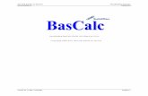 Handleiding BasCalc-GWW /Ari /Basis en /Plus Copyright ... · Beuvink Advies en Service Handleiding BasCalc versie 8.3 Versie 21-9-2017 18:25:00 Pagina 6 Snelmenu's Op elk tabblad