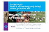 Buitenevenementen en ecologie - natuurindegemeente.nl · Wim Heijligers m.m.v. Adrie van Hooff & Hanneke Oudega. Opbouw presentatie 1. Buitenevenementen en wet- en regelgeving ...