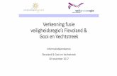 Verkenning fusie veiligheidsregioâ€™s Flevoland & Gooi en ... Verkenning fusie veiligheidsregioâ€™s