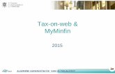 Tax-on-web & MyMinfin · ALGEMENE ADMINISTRATIE VAN DE FISCALITEIT Tax-on-web en MyMinfin • De elektronische aangifte  In de aangifte (2/2) Nota’s bijvoegen