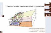 Ondergrond en omgevingsbeleid in Nederland · Oorzaken (o.a.) - Bodemsanering veel te duur, doel en aanpak onrealistisch ... ruimtelijke ordening = afwegen van belangen uit diverse