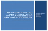 De ontwikkeling van didactische ICT-vaardigheden van Pabo ...essay.utwente.nl/66638/1/Holwerda G. - S1013017 - masterscriptie.pdf · ontwikkeling van de didactische ICT-vaardigheden
