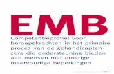 EMB - ervaringscertificaat.nl · (beroepscompetentieprofiel ABC ). In hoofdstuk 1 wordt de werkwijze beschreven die is gehanteerd bij het opstellen van dit competentieprofiel. Dit