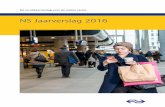 Zie ns.nl/jaarverslag voor de online versie · Beleving van de treinreis Operationele prestaties Reizen van deur tot deur NS als werkgever Overige activiteiten Onze impact op milieu