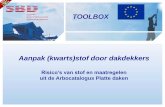 TOOLBOX - technischbeheer.info · organiseren van een toolbox aan dakdekkers. Ook kun je voor het geven van voorlichting inclusief Ook kun je voor het geven van voorlichting inclusief