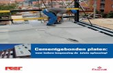 Cementgebonden platen - Hout & bouwmaterialen voor ... · PDF fileAanvoerder in bouwproducten Wat betekent ‘Aanvoerder in bouwproducten’ voor u? Bij RET kunt u op het volgende