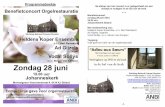 Programmaboekje Na afloop van het concert is er ...stichtingbehoudfranseklooster.nl/wp-content/uploads/28-06-15... · Allerlei genres komen aan bod zoals Barok, romantiek, en moderne