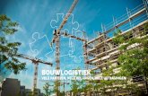 BOUWLOGISTIEK · Bouwlogistiek in drie stappen: 1. Bepaling van de uitgangspunten en afstemming met bouwpartners. 2. Begeleiding en sturing tijdens het bouwproces.