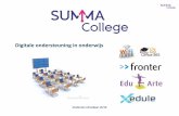 Digitale ondersteuning in onderwijs - miniondernemingen.nlminiondernemingen.nl/wp-content/uploads/2015/08/Summa_ICT-in... · Wachtwoord wijzigen Log in op summastart SUMMASTART: Openbaar