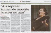  · komen de mooiste jaren er nu aan Antwerpen De Antwerpse Karen Vermeiren heeft eind oktober in de Staatsopera van Lviv in Oekraïne iedereen verbluft. Op haar 30Ste kreeg ze meteen