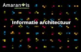 Informatie architectuur - sambo-ict.nl · Informatie architectuur Amarantis Onderwijsgroep 2 Johan Engels Beleidsmedewerker ICT - Functioneel beheer