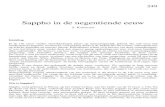 Sappho in de negentiende eeuwimages.tresoar.nl/bibl-collectie/Hermeneus/Jaargang 53/5304/5304.pdf · In de 19e eeuw vinden ontwikkelingen plaats op maatschappelijk gebied, die ook