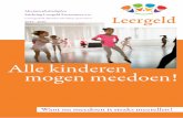 Meerjarenbeleidsplan Stichting Leergeld Zoetermeer e.o. · Goed relatiebeheer en zichtbaarheid 5 ... Onbekend maakt onbemind en in het belang van de missie moet dat worden ... l de