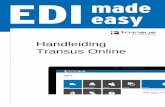 Handleiding Transus Online Transus Online.pdf · 7 Handleiding Transus Online 3 Artikelen Om binnen Transus Online gebruik te kunnen maken van uw eigen artikelgegevens, zult u deze