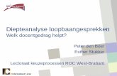 Diepteanalyse loopbaangesprekken - onderzoekend-leren.nlonderzoekend-leren.nl/Downloads/Presentatie Diepteanalyse... · Voorbeelden OGV D: Wat maakt voor jou contact met mensen zo