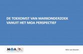 DE TOEKOMST VAN MARKONDERZOEK VANUIT HET MOA … NPSO 05-06-18 - Wim van... · Quality standard - nu ISO 19731 voor digital en webanalytics, ... Bedrijven/Opdrachtgevers zijn anders