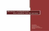 Bachelor eindopdracht: Een analyse van de serviceessay.utwente.nl/62819/1/Lisan_Gevers_publiek.pdf · verbeteren. De aanbevelingen ... Er wordt gekeken naar hoe het beste de interne