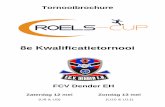 8e Kwalificatietornooi · 2018-05-09 · Inhoud Tornooibrochure 'Roels-Cup' Kwalificatietornooi FCV Dender EH - 2018 - Voorwoord - Overzicht deelnemende clubs 8e Kwalificatietornooi