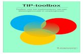 Toolbox voor het implementeren van een (beweeg)innovatie ... · PDF filevan het implementatieplan in (bijlage A1). De TIP-toolbox bevat ook een uitgewerkt voorbeeld van een implementatieplan,