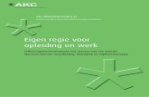 Eigen regie voor opleiding en werk - Arbeidsdeskundigen.nl Cahiers/akc... · Zelfmanagement-instrument voor mensen met een Autisme Spectrum Stoornis: ontwikkeling, ... Dr. J.A. (Jeanet)