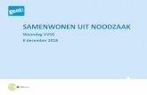 SAMENWONEN UIT NOODZAAK - woondag.be documenten/Sessie 01 - Samenhuizen uit... · Piet Van Schuylenbergh, VVSG. Recht op wonen versus de rol overheid ... Daartoe moet de beschikking
