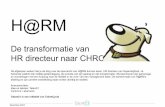 H@RM - talentcycle.nlRM.pdf · en worstelingen met een knipoog naar de realiteit in de vorm van een management fabel. De transformatie van H@RM’s De transformatie van H@RM’s afdeling
