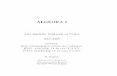 ALGEBRA I - Personal Homepageshomepages.vub.ac.be/~igoffa/AlgebraI.pdf · gaven) en hoofdstuk 0 van de cursus “Meetkunde en Lineaire Algebra” van Prof. Kieboom. 2.1 Logica De