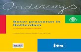 Beter presteren in Rotterdam · om een literatuurstudie uit te voeren naar ouderbetrokkenheid en ervaringen te inven- ... Het onderhavige onderzoek is uitgevoerd door Frederik Smit,