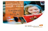 Lezen is leuk, spannend en belangrijk - bibliocenter.nl · jassenhuis in het prentenboek. De kinderen kunnen zelf ervaren hoe koud het is door het zingen van het Bibberlied. Thema’s: