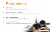 Programma - Meander College · IJsselhallen, Zwolle Van tevoren inschrijven, gratis Deelnemerslijst online (mbo, hbo, wo) vrijdag 10 november 13.00 –21.00 uur woensdag 10 januari