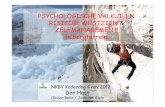 PSYCHOLOGISCHE VALKUILEN RISICOBEWUSTZIJN & .Even voorstellen John van Giels NKBV HI 1988 psychologische