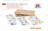 HANDLEIDING COMBINO DIEREN - educo.com · Inhoud - 6 onderlegplaten ... - cognitive linguistic development (articulating the choices made) Contents - 6 game boards ... One or more