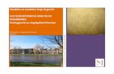 Cultuurhistorische analyse en waardering Singel - Woerden.nl · en zwakke elementen (beknopte sterkte / zwakte analyse, hoofdstuk 7). Duiding van de cultuurhistorische waarden, ...