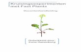 Kruisingsexperimenten met Fast Plants - wur.nl · De concepten die behandeld worden, verschillen per practicum. Daarom wordt voor elk practicum apart aangegeven welke concepten behandeld